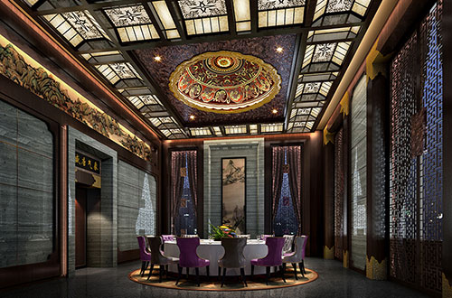 铜山低调奢华的新中式酒店设计效果图